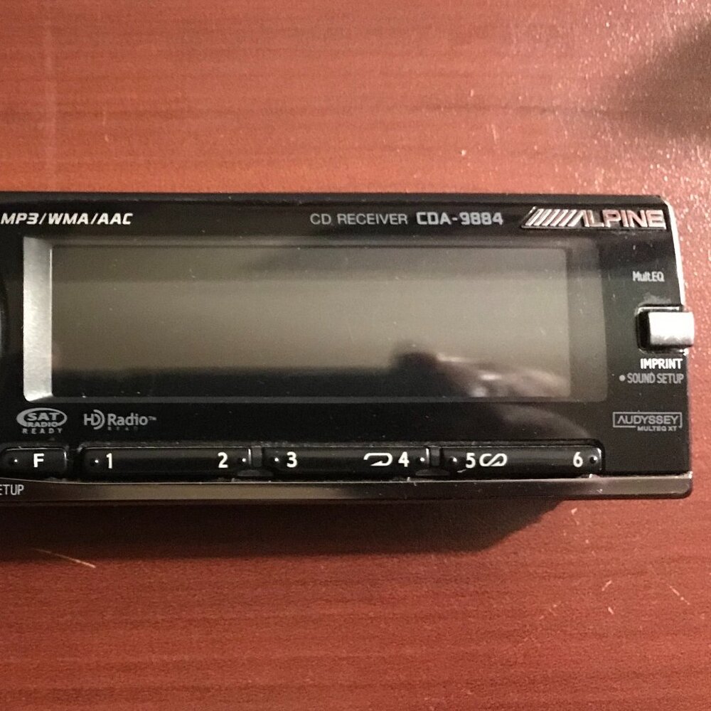 ALPINE CDA-9884 FACEPLATE ONLY OEM